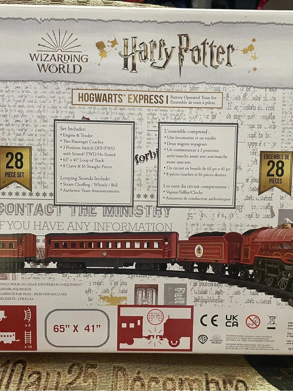 Harry Potter Hogwarts Express Train Set Lionel NEW